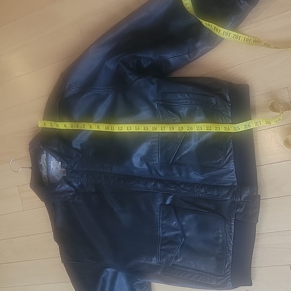 Vintage Durkee's Express Flight Leather Bomber Jacket - Picture 9 of 14